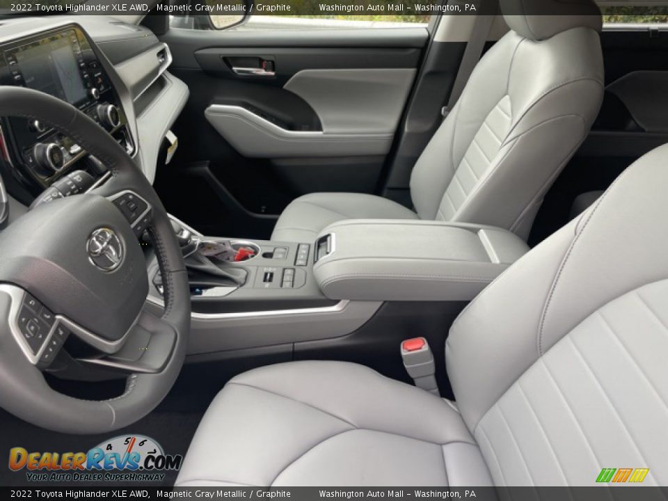 Graphite Interior - 2022 Toyota Highlander XLE AWD Photo #4
