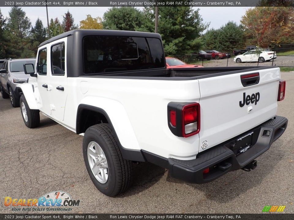 2023 Jeep Gladiator Sport 4x4 Bright White / Black Photo #3