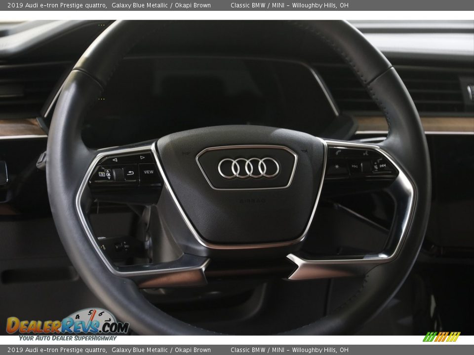 2019 Audi e-tron Prestige quattro Steering Wheel Photo #7