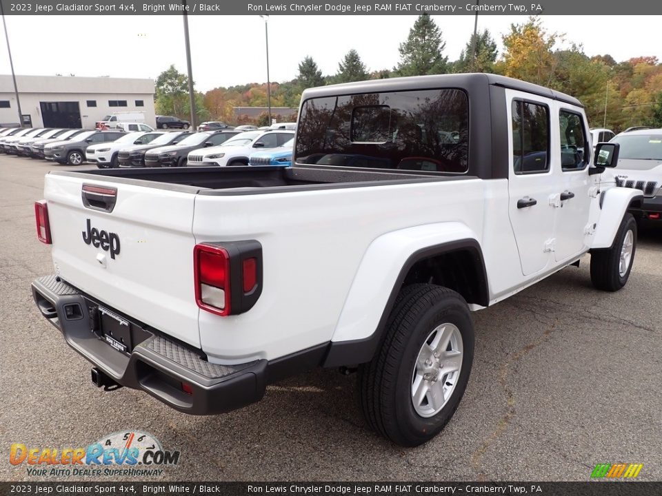 2023 Jeep Gladiator Sport 4x4 Bright White / Black Photo #5