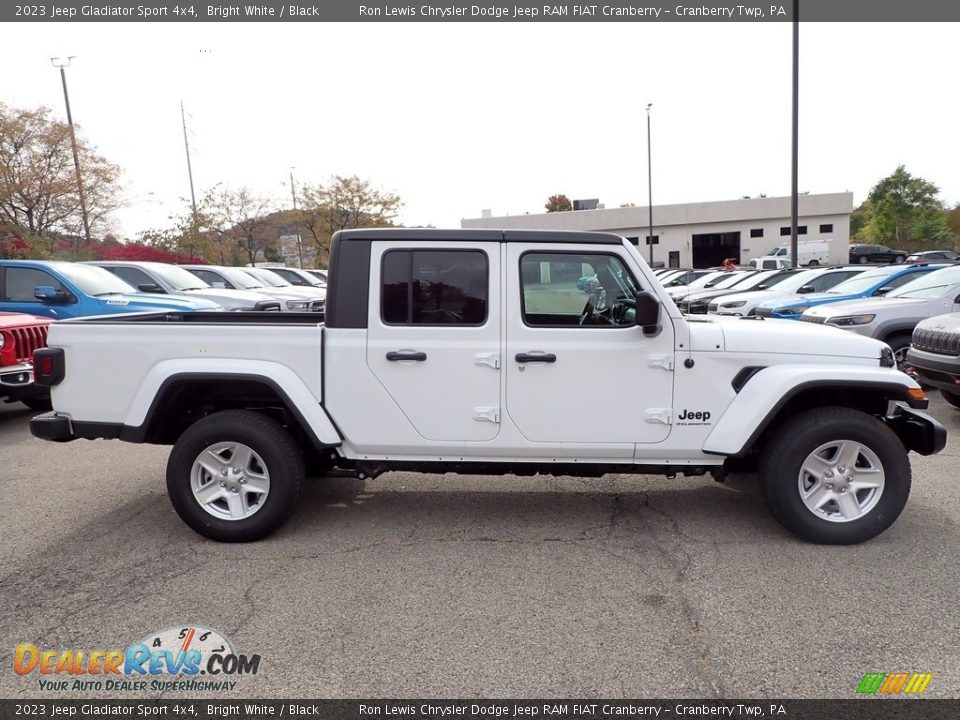 2023 Jeep Gladiator Sport 4x4 Bright White / Black Photo #6