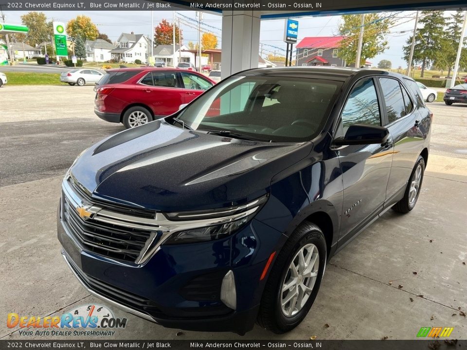 2022 Chevrolet Equinox LT Blue Glow Metallic / Jet Black Photo #2