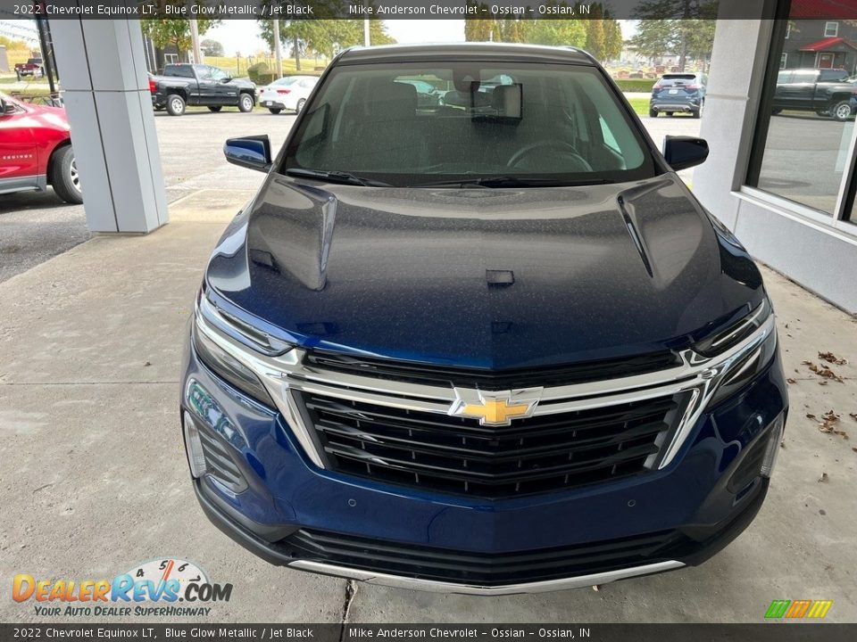 2022 Chevrolet Equinox LT Blue Glow Metallic / Jet Black Photo #3