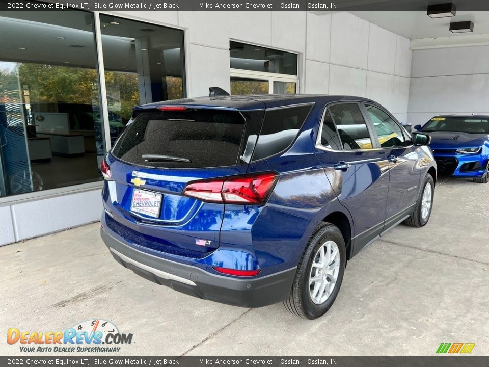 2022 Chevrolet Equinox LT Blue Glow Metallic / Jet Black Photo #7