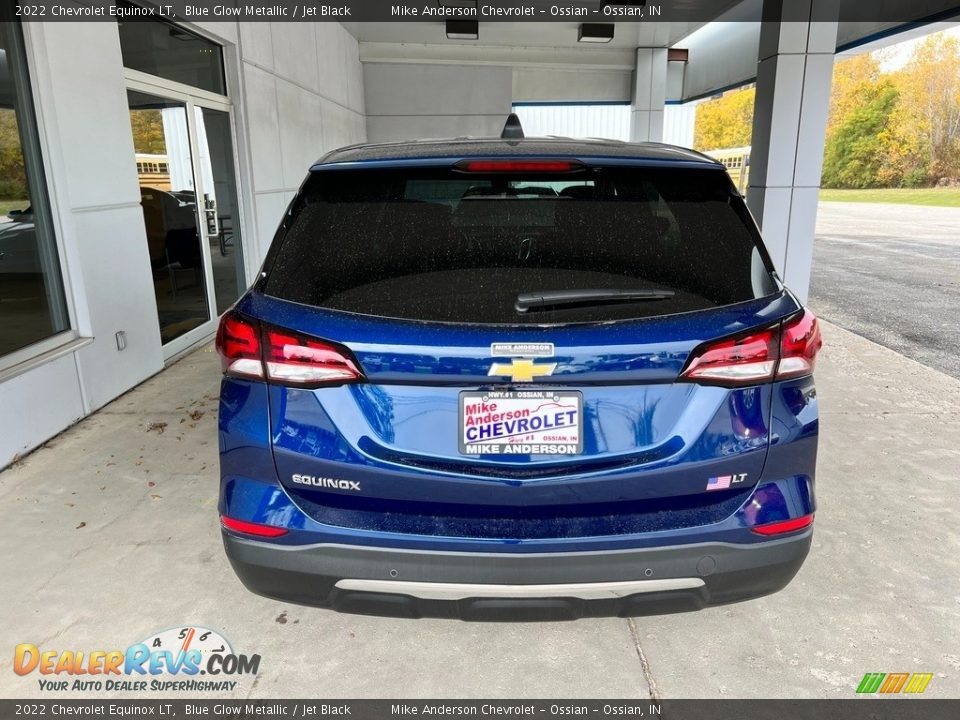 2022 Chevrolet Equinox LT Blue Glow Metallic / Jet Black Photo #8