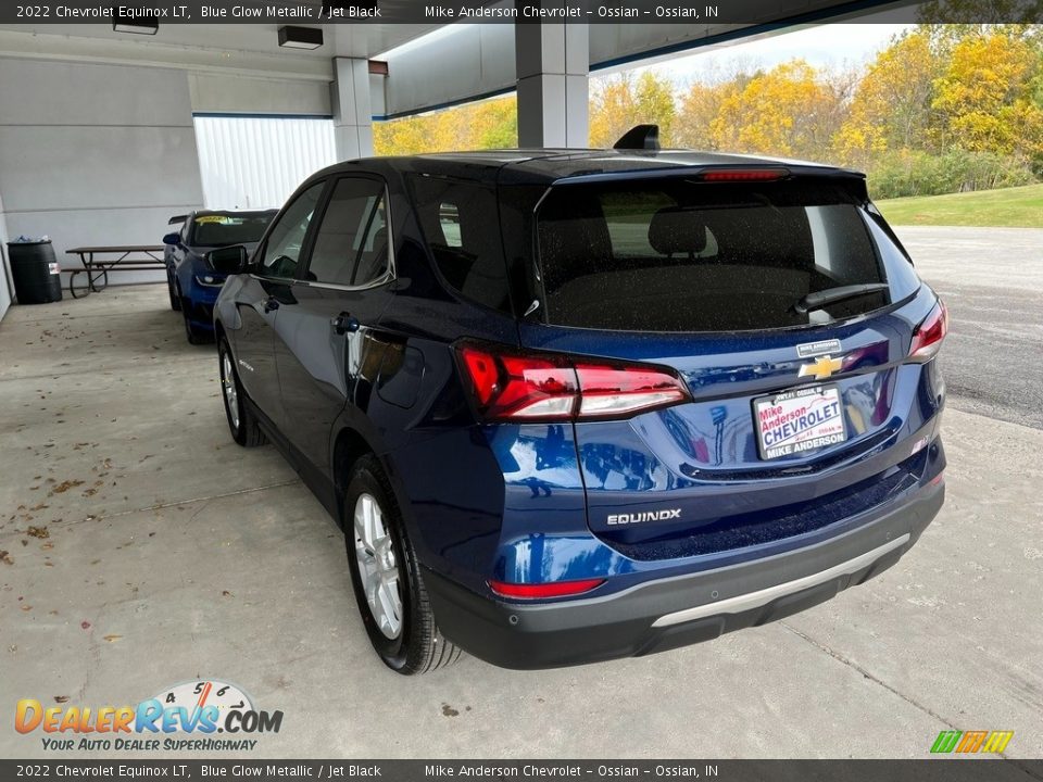 2022 Chevrolet Equinox LT Blue Glow Metallic / Jet Black Photo #11