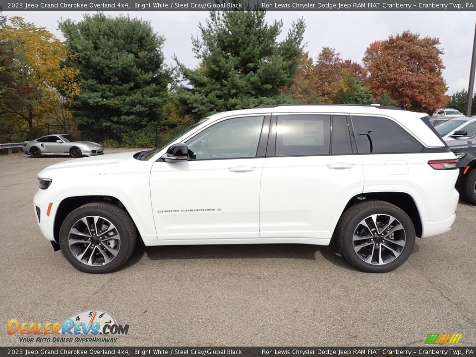 Bright White 2023 Jeep Grand Cherokee Overland 4x4 Photo #2