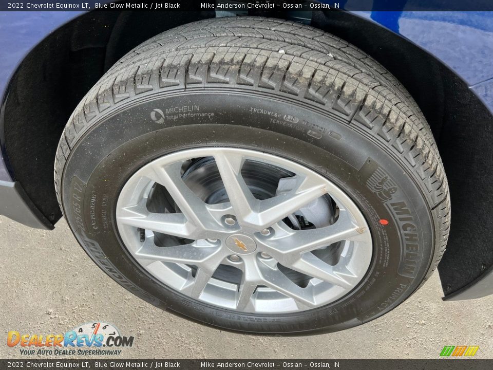 2022 Chevrolet Equinox LT Blue Glow Metallic / Jet Black Photo #14