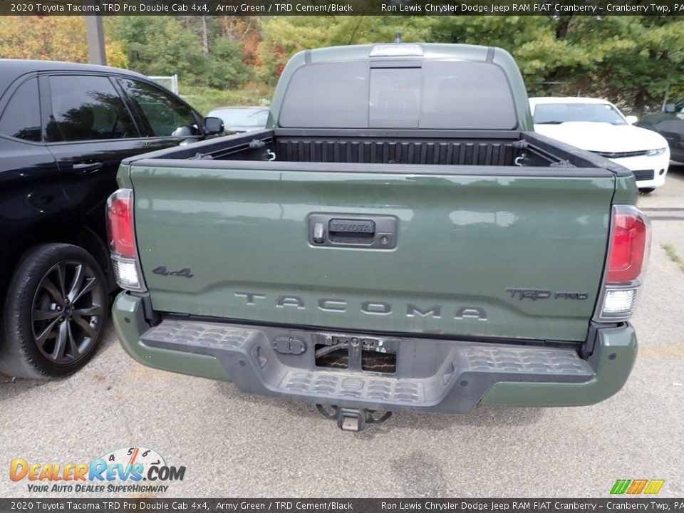 2020 Toyota Tacoma TRD Pro Double Cab 4x4 Army Green / TRD Cement/Black Photo #4