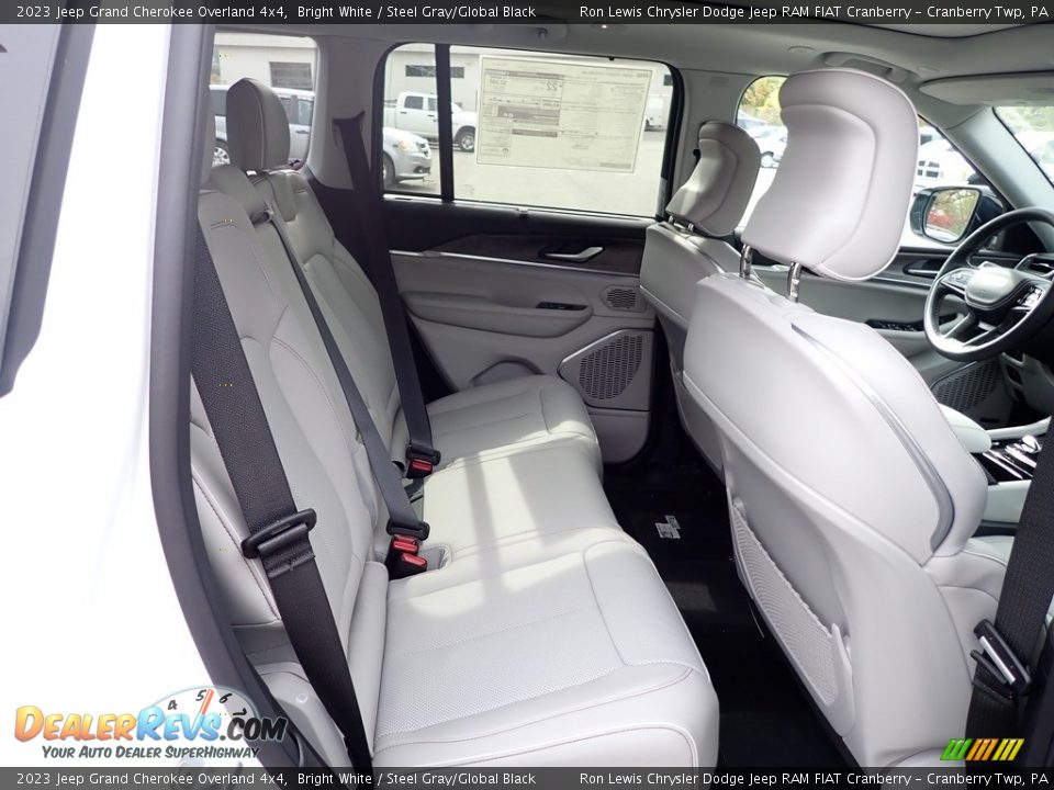 Rear Seat of 2023 Jeep Grand Cherokee Overland 4x4 Photo #11