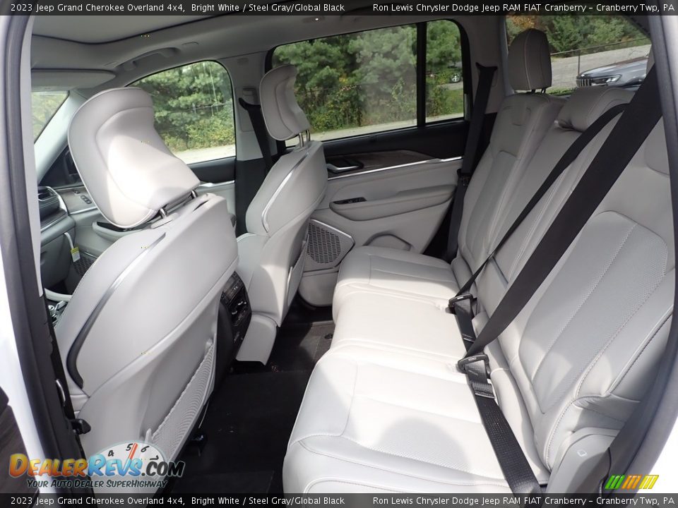 Rear Seat of 2023 Jeep Grand Cherokee Overland 4x4 Photo #12