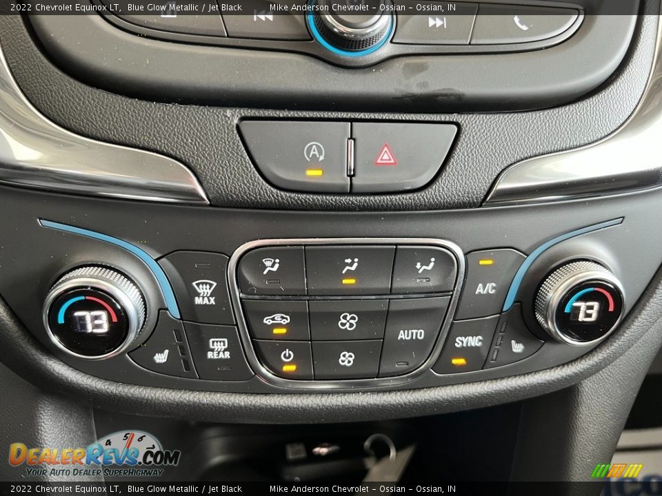 2022 Chevrolet Equinox LT Blue Glow Metallic / Jet Black Photo #24