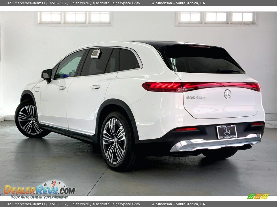 Polar White 2023 Mercedes-Benz EQS 450+ SUV Photo #2