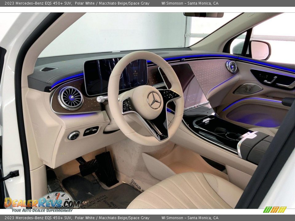 Front Seat of 2023 Mercedes-Benz EQS 450+ SUV Photo #4