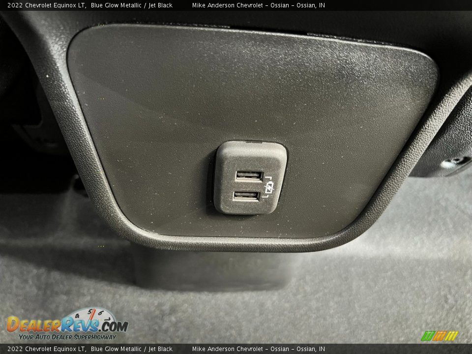 2022 Chevrolet Equinox LT Blue Glow Metallic / Jet Black Photo #30
