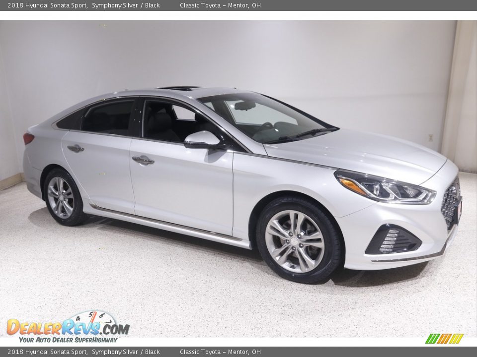 2018 Hyundai Sonata Sport Symphony Silver / Black Photo #1