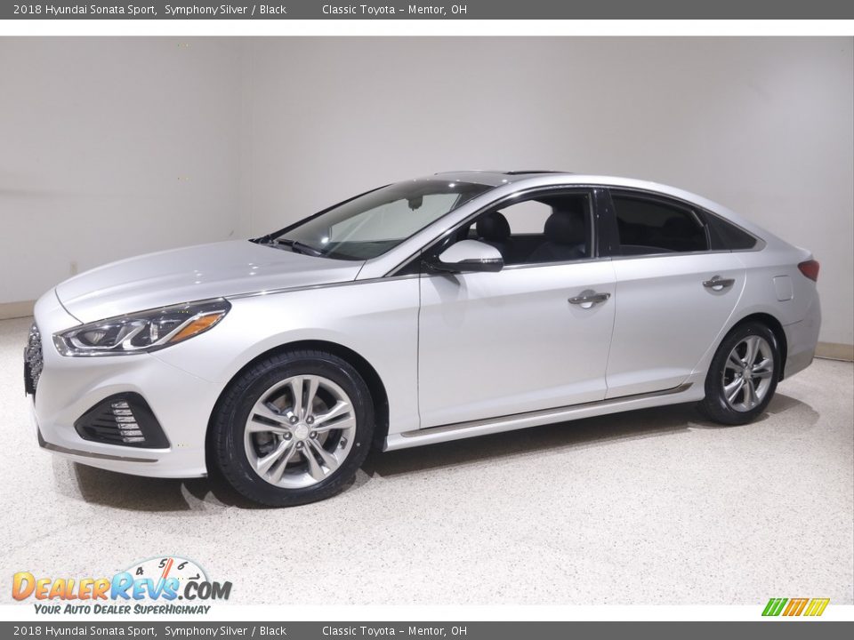 2018 Hyundai Sonata Sport Symphony Silver / Black Photo #3