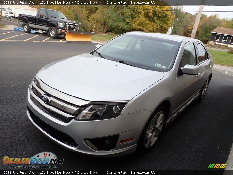 Ingot Silver Metallic 2012 Ford Fusion Sport AWD Photo #1