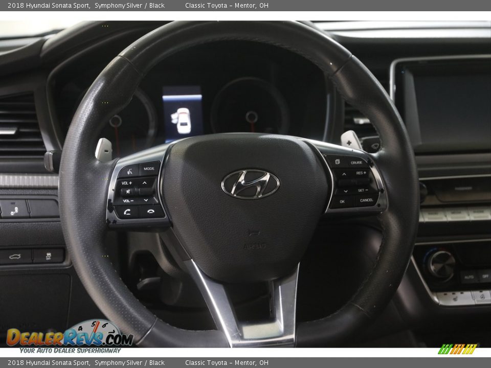 2018 Hyundai Sonata Sport Symphony Silver / Black Photo #7