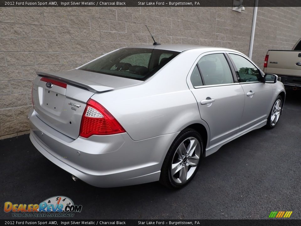 Ingot Silver Metallic 2012 Ford Fusion Sport AWD Photo #3