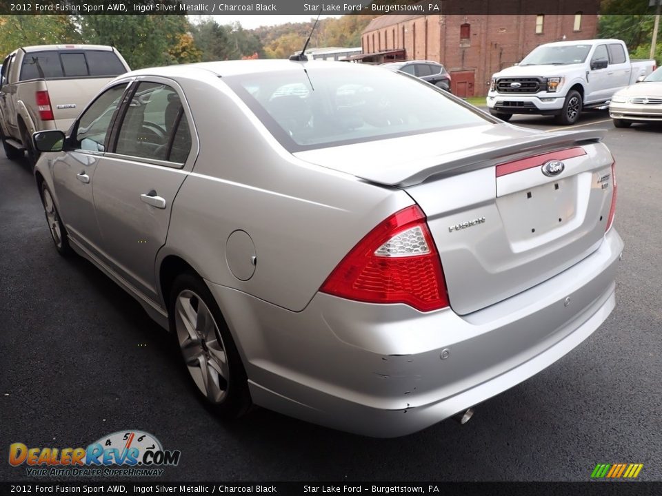 Ingot Silver Metallic 2012 Ford Fusion Sport AWD Photo #4