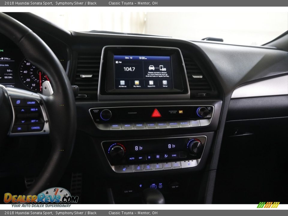 2018 Hyundai Sonata Sport Symphony Silver / Black Photo #9