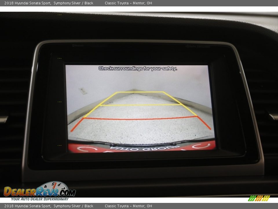 2018 Hyundai Sonata Sport Symphony Silver / Black Photo #11