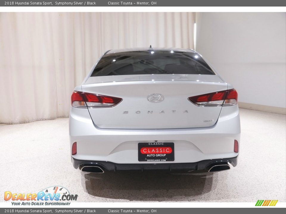 2018 Hyundai Sonata Sport Symphony Silver / Black Photo #17