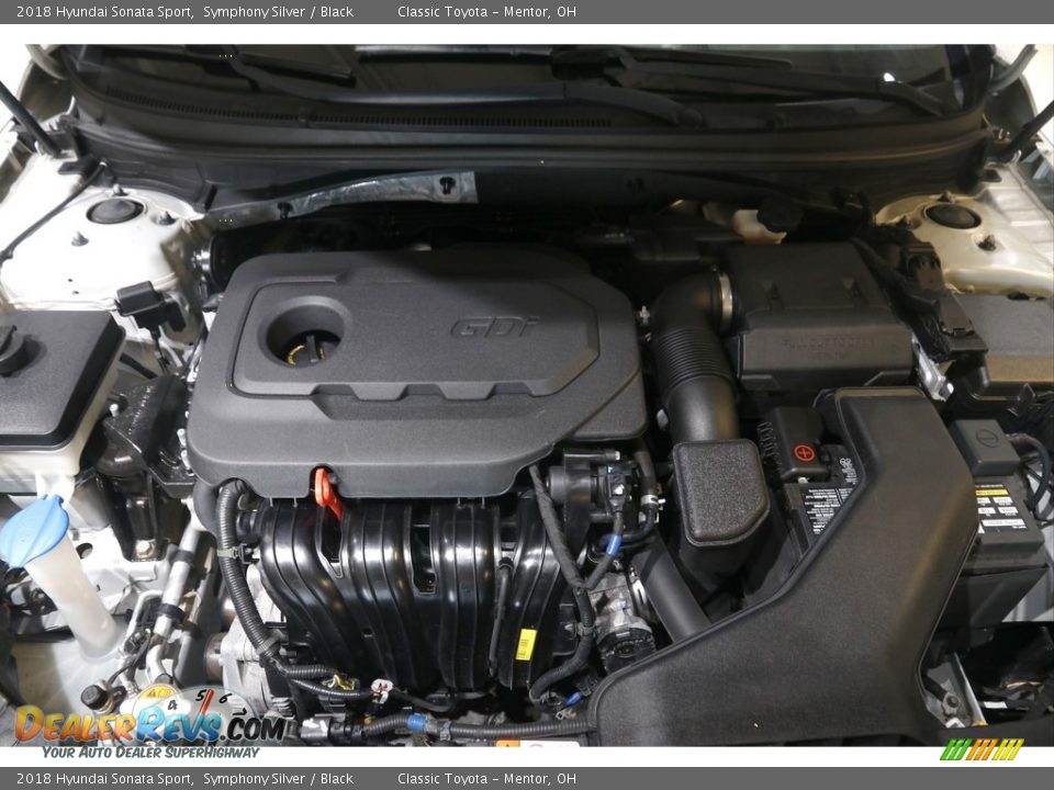2018 Hyundai Sonata Sport Symphony Silver / Black Photo #18