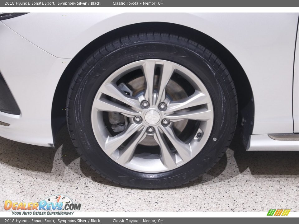 2018 Hyundai Sonata Sport Symphony Silver / Black Photo #19