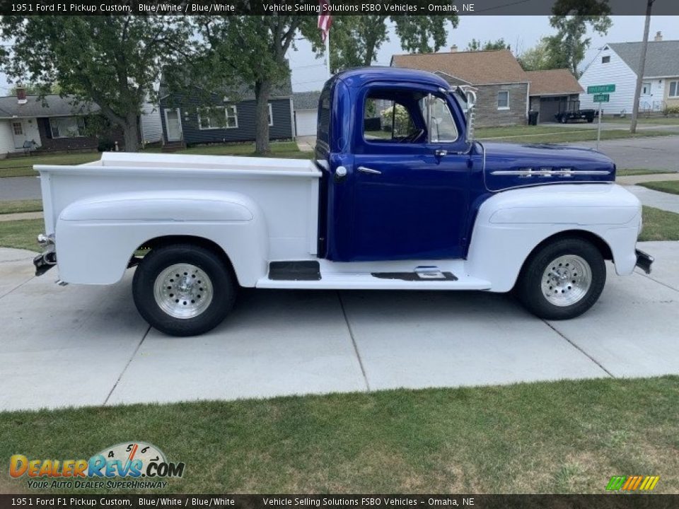 Blue/White 1951 Ford F1 Pickup Custom Photo #15