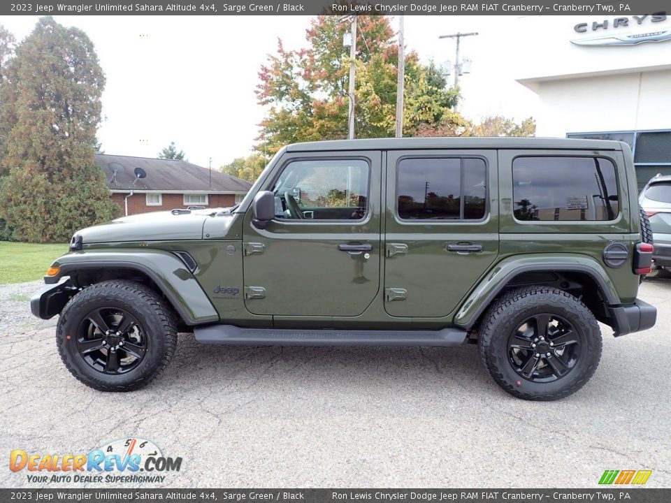 Sarge Green 2023 Jeep Wrangler Unlimited Sahara Altitude 4x4 Photo #2