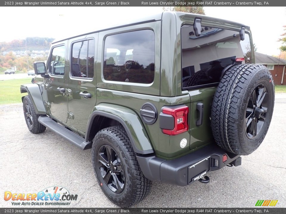 2023 Jeep Wrangler Unlimited Sahara Altitude 4x4 Sarge Green / Black Photo #3