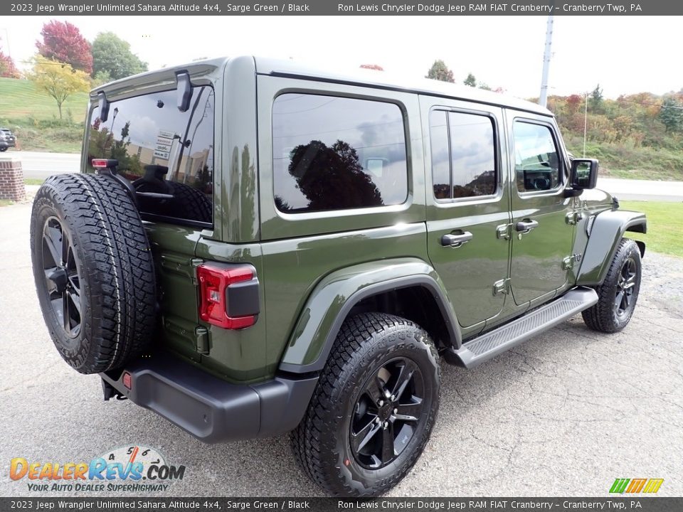 2023 Jeep Wrangler Unlimited Sahara Altitude 4x4 Sarge Green / Black Photo #5