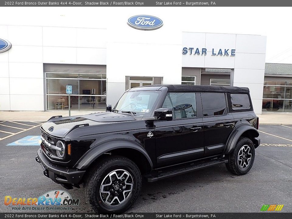 2022 Ford Bronco Outer Banks 4x4 4-Door Shadow Black / Roast/Black Onyx Photo #1