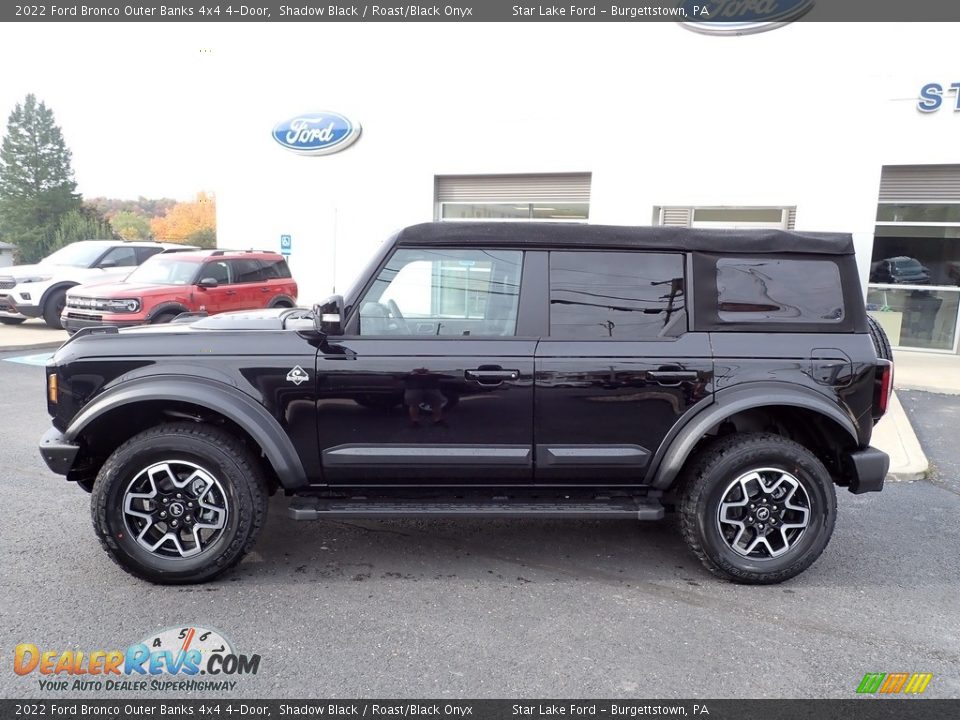 Shadow Black 2022 Ford Bronco Outer Banks 4x4 4-Door Photo #2