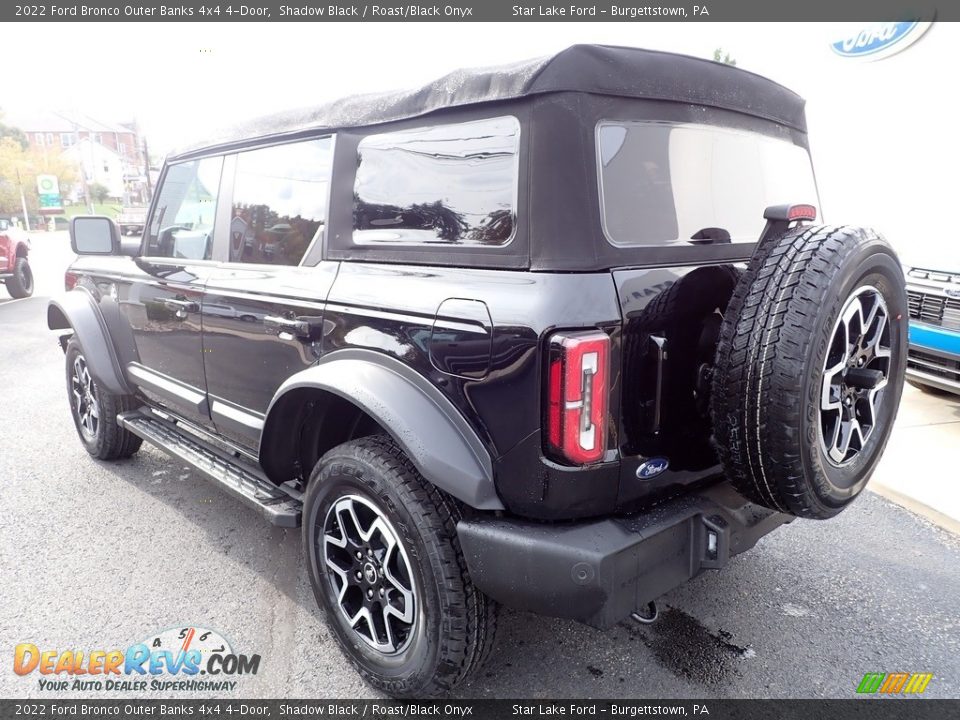 2022 Ford Bronco Outer Banks 4x4 4-Door Shadow Black / Roast/Black Onyx Photo #3