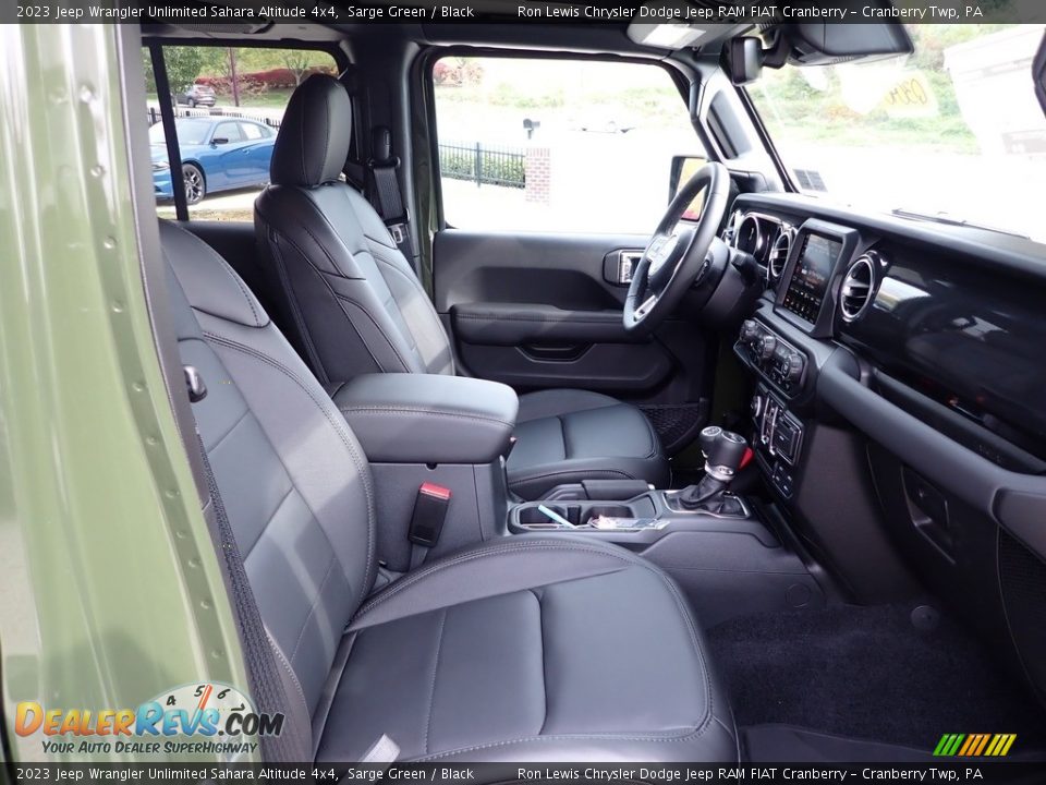 2023 Jeep Wrangler Unlimited Sahara Altitude 4x4 Sarge Green / Black Photo #10