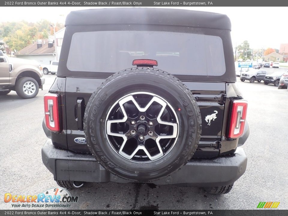 2022 Ford Bronco Outer Banks 4x4 4-Door Shadow Black / Roast/Black Onyx Photo #4