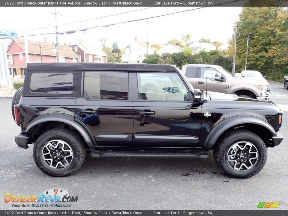 Shadow Black 2022 Ford Bronco Outer Banks 4x4 4-Door Photo #6