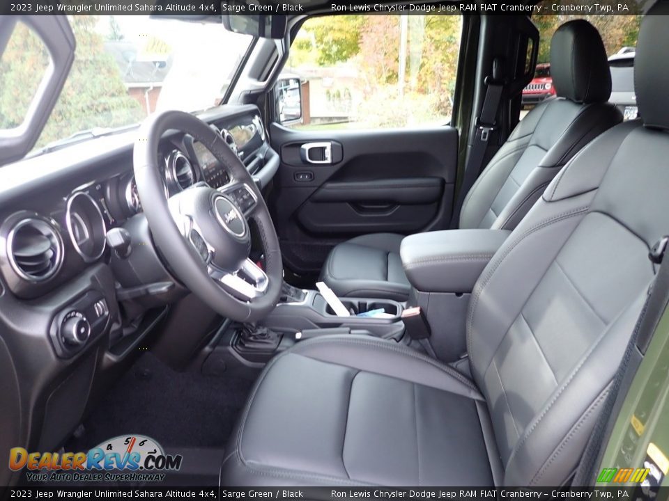 Front Seat of 2023 Jeep Wrangler Unlimited Sahara Altitude 4x4 Photo #14
