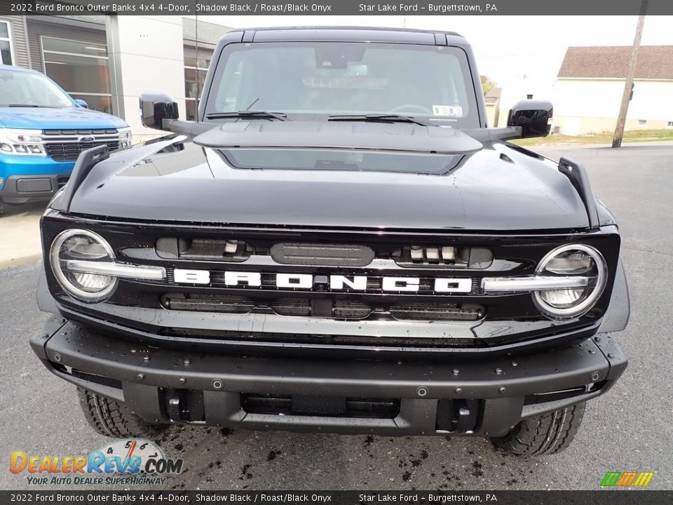 2022 Ford Bronco Outer Banks 4x4 4-Door Shadow Black / Roast/Black Onyx Photo #8