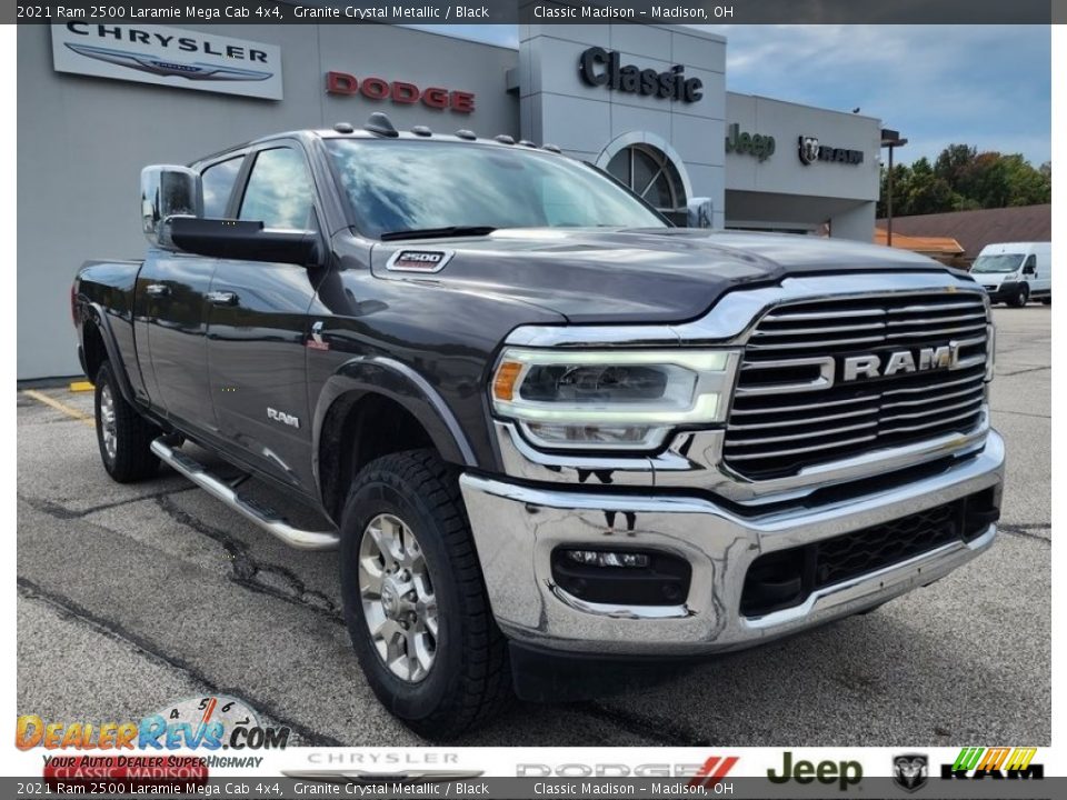 2021 Ram 2500 Laramie Mega Cab 4x4 Granite Crystal Metallic / Black Photo #1