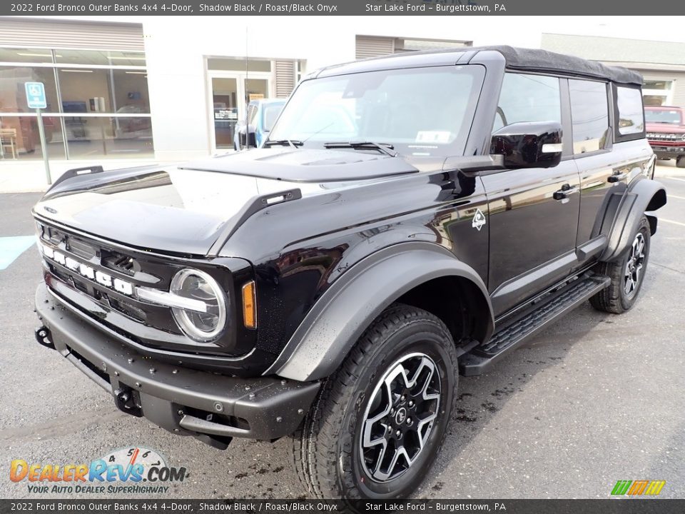 2022 Ford Bronco Outer Banks 4x4 4-Door Shadow Black / Roast/Black Onyx Photo #9