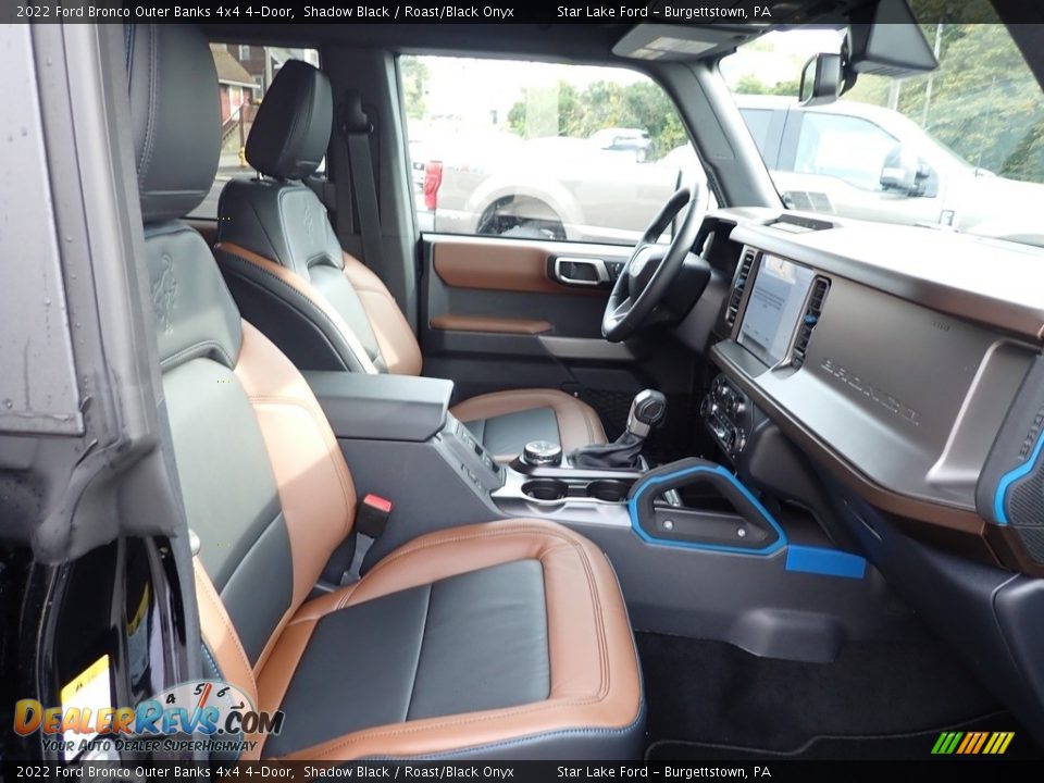 Roast/Black Onyx Interior - 2022 Ford Bronco Outer Banks 4x4 4-Door Photo #10