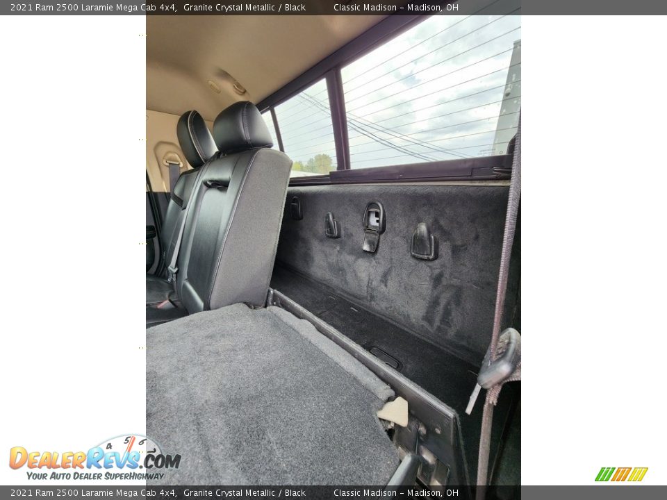 Rear Seat of 2021 Ram 2500 Laramie Mega Cab 4x4 Photo #4