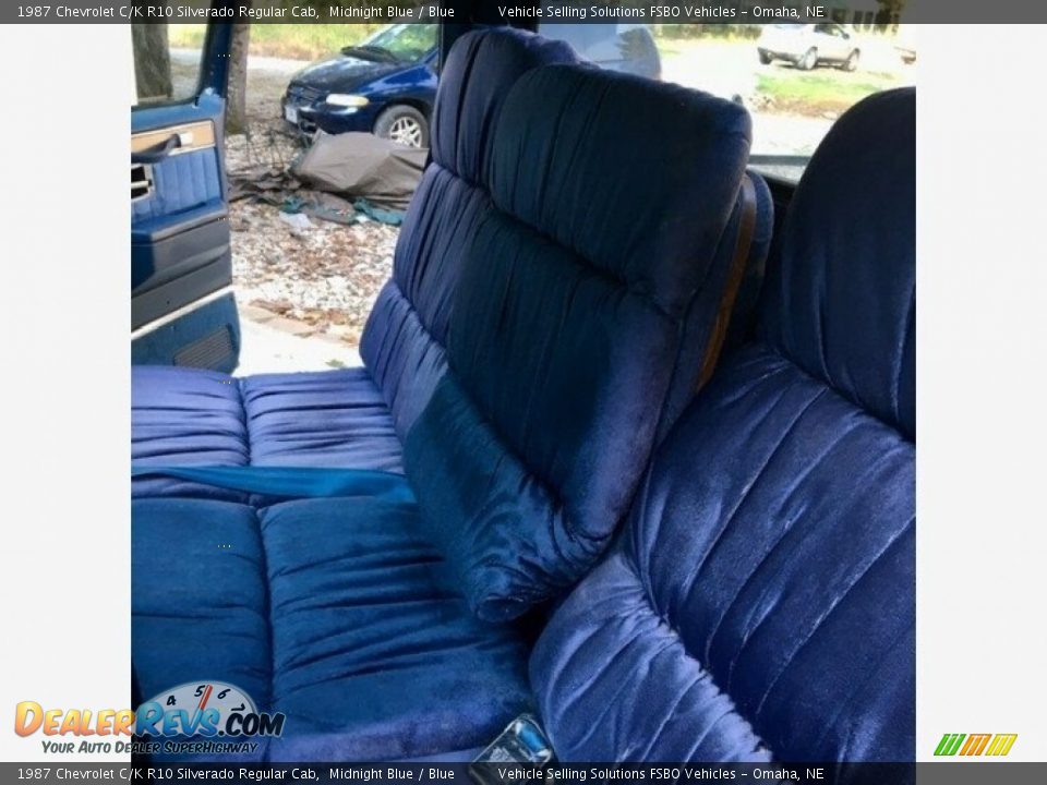 1987 Chevrolet C/K R10 Silverado Regular Cab Midnight Blue / Blue Photo #4