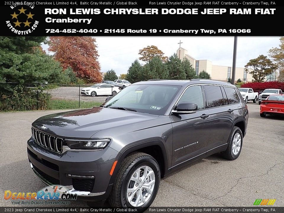 2023 Jeep Grand Cherokee L Limited 4x4 Baltic Gray Metallic / Global Black Photo #1