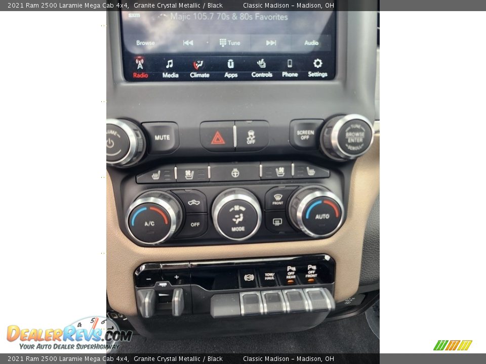 Controls of 2021 Ram 2500 Laramie Mega Cab 4x4 Photo #10
