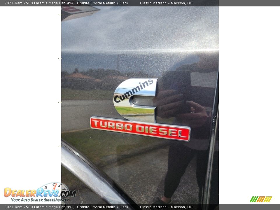2021 Ram 2500 Laramie Mega Cab 4x4 Granite Crystal Metallic / Black Photo #13